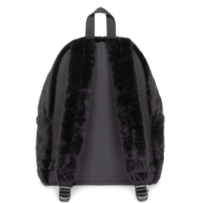 Sac à dos Padded Pak'r 40 cm effet fourrure Fuzzy Black