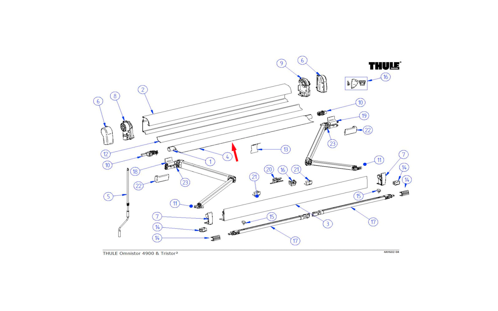 Thule Markisentuch