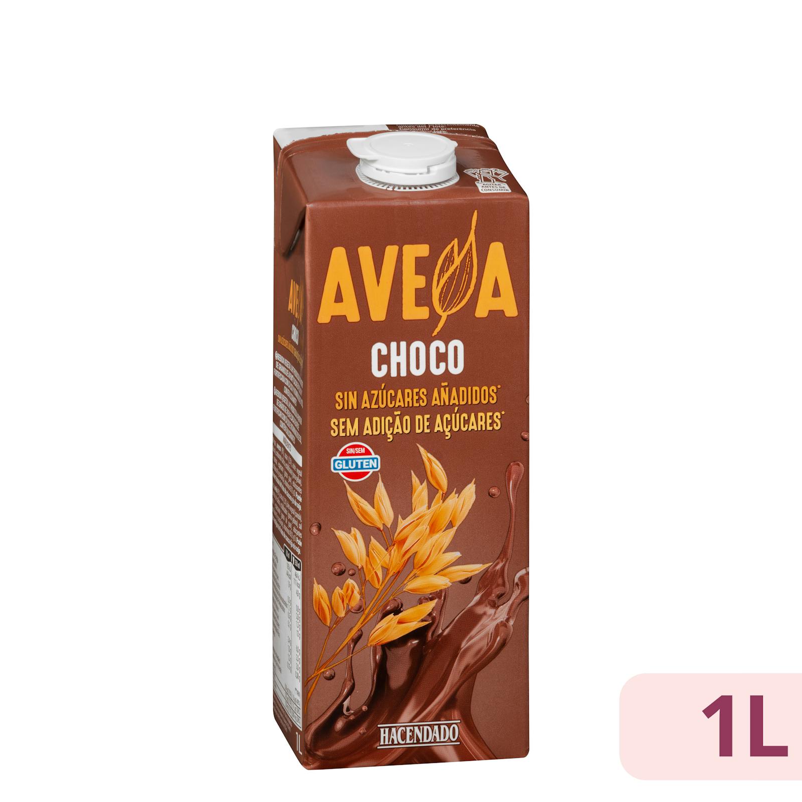 Boisson à l'avoine et au chocolat sans sucre Hacendado