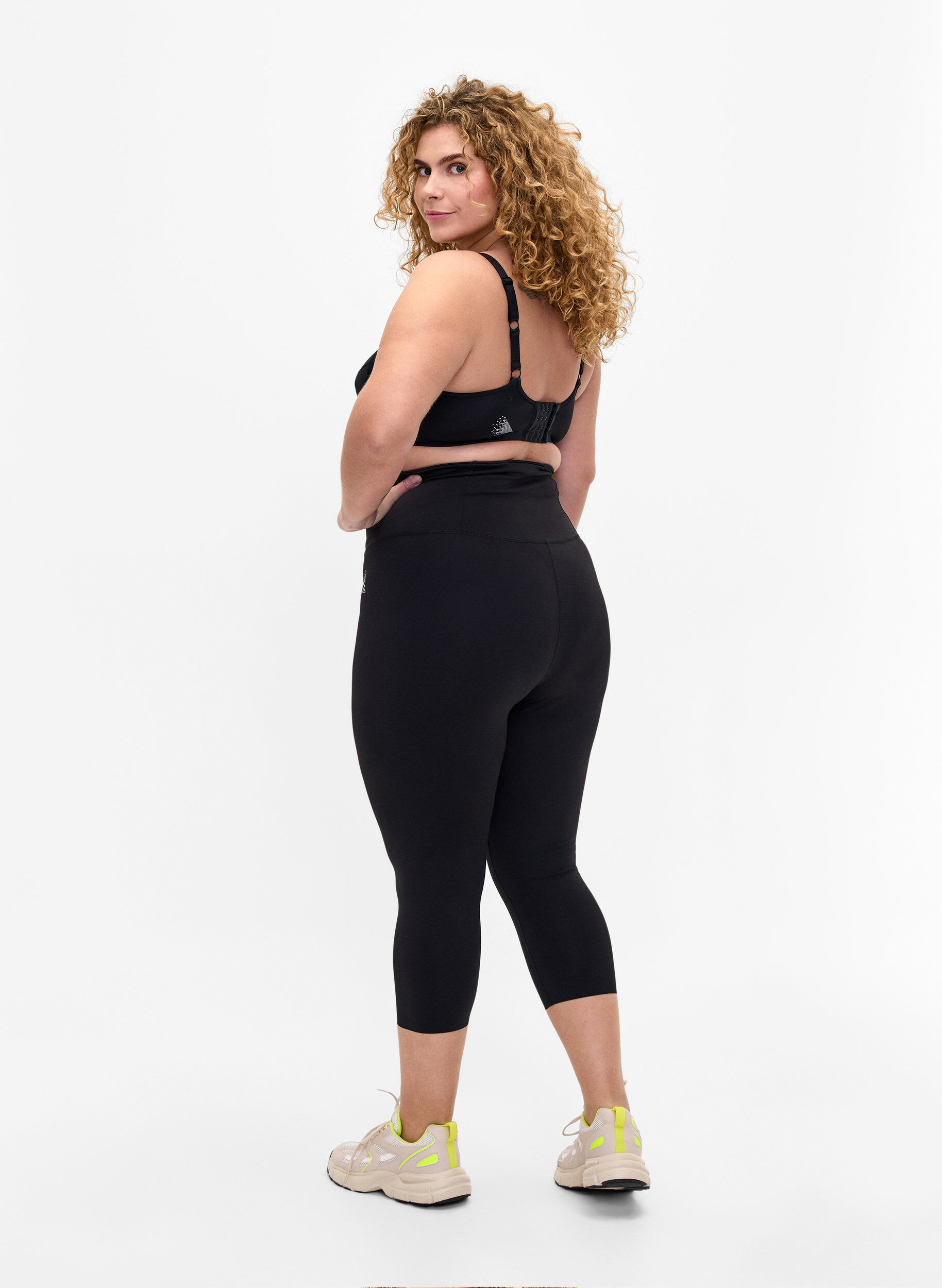 CORE, SUPER TENSION TIGHTS - 3/4 træningstights med lomme