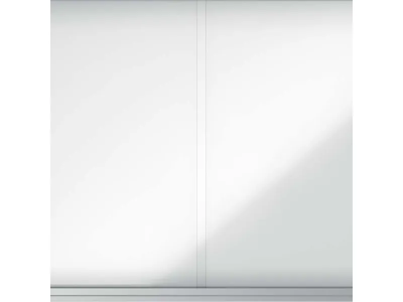 Nobo Premium Plus magnetisk låsbart opslagsskab med skydelåge 8xA4 Hvid