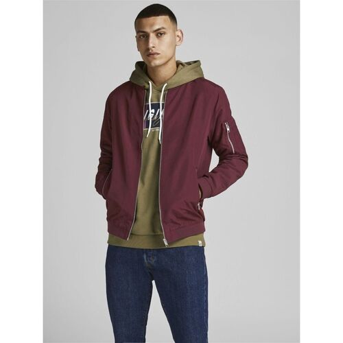 Jack & Jones - 12165203 RUSH BOMBER-PORT ROYALE Rojo