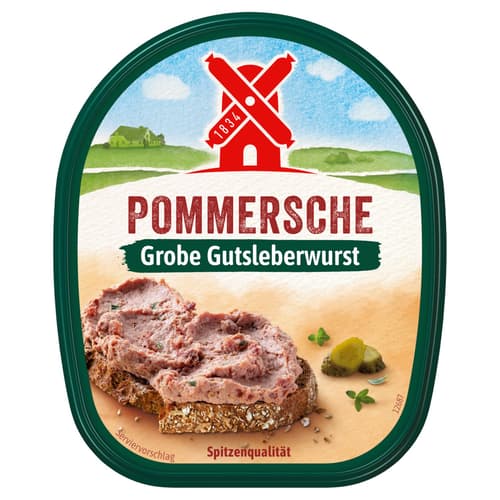 Rügenwalder Mühle Pommersche Gutsleberwurst grob