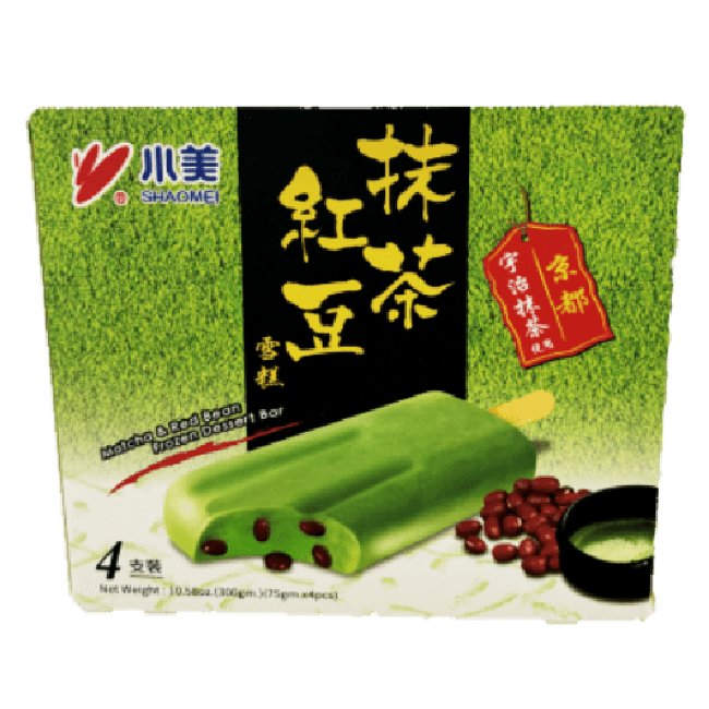 Shao Mei Matcha & Rode Bonen IJsreep 4x75g