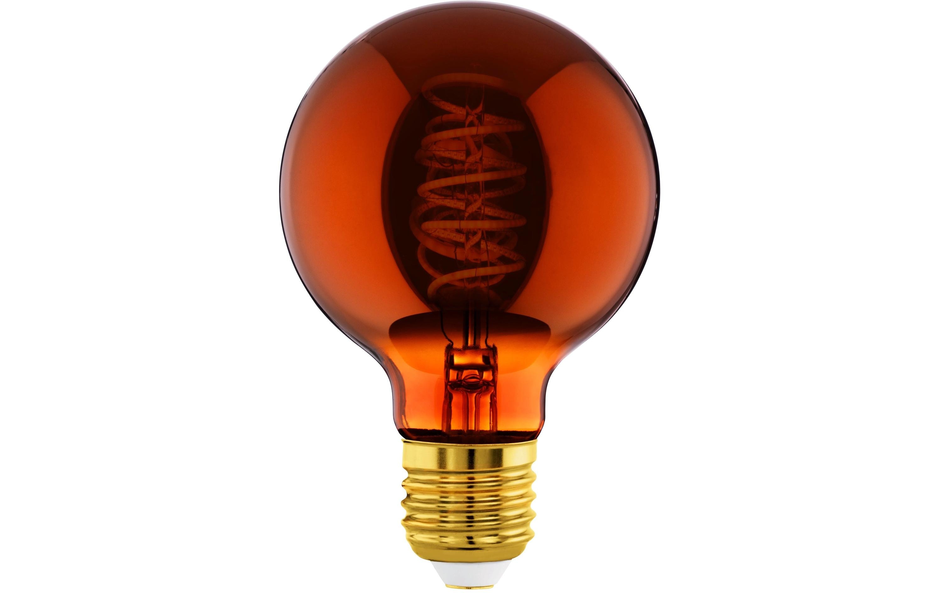 Lampe 4 W E27 WarmweissDeko-Leuchtmittel aus bedampftem Glas in Kupfer