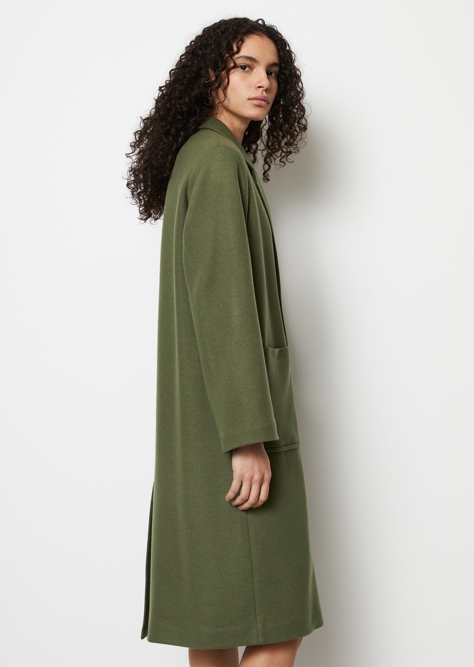 Blazer-Mantel relaxed aus kompakter Jersey-Qualität