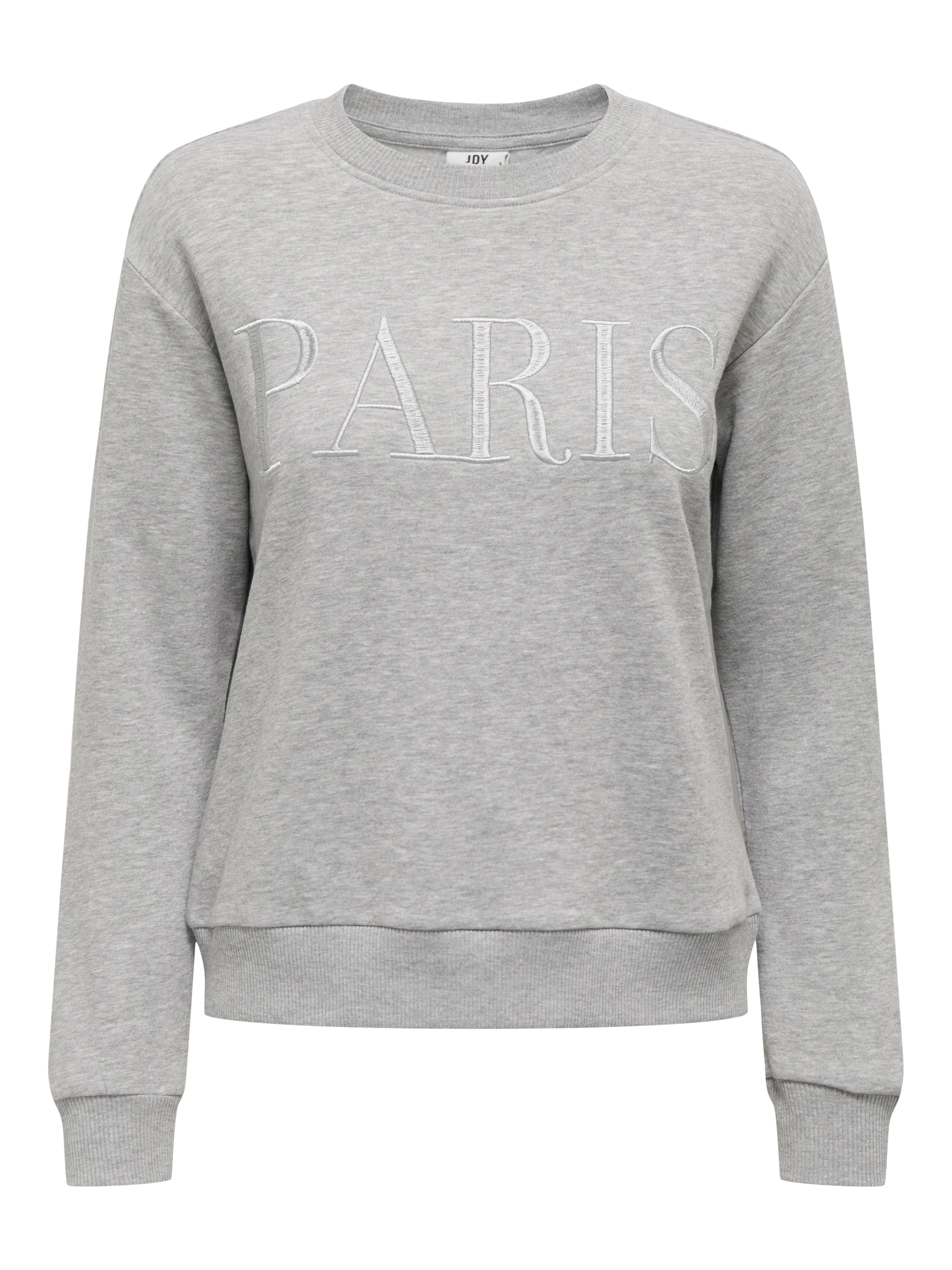 JDYPARIS Sweatshirt Light Grey Melange