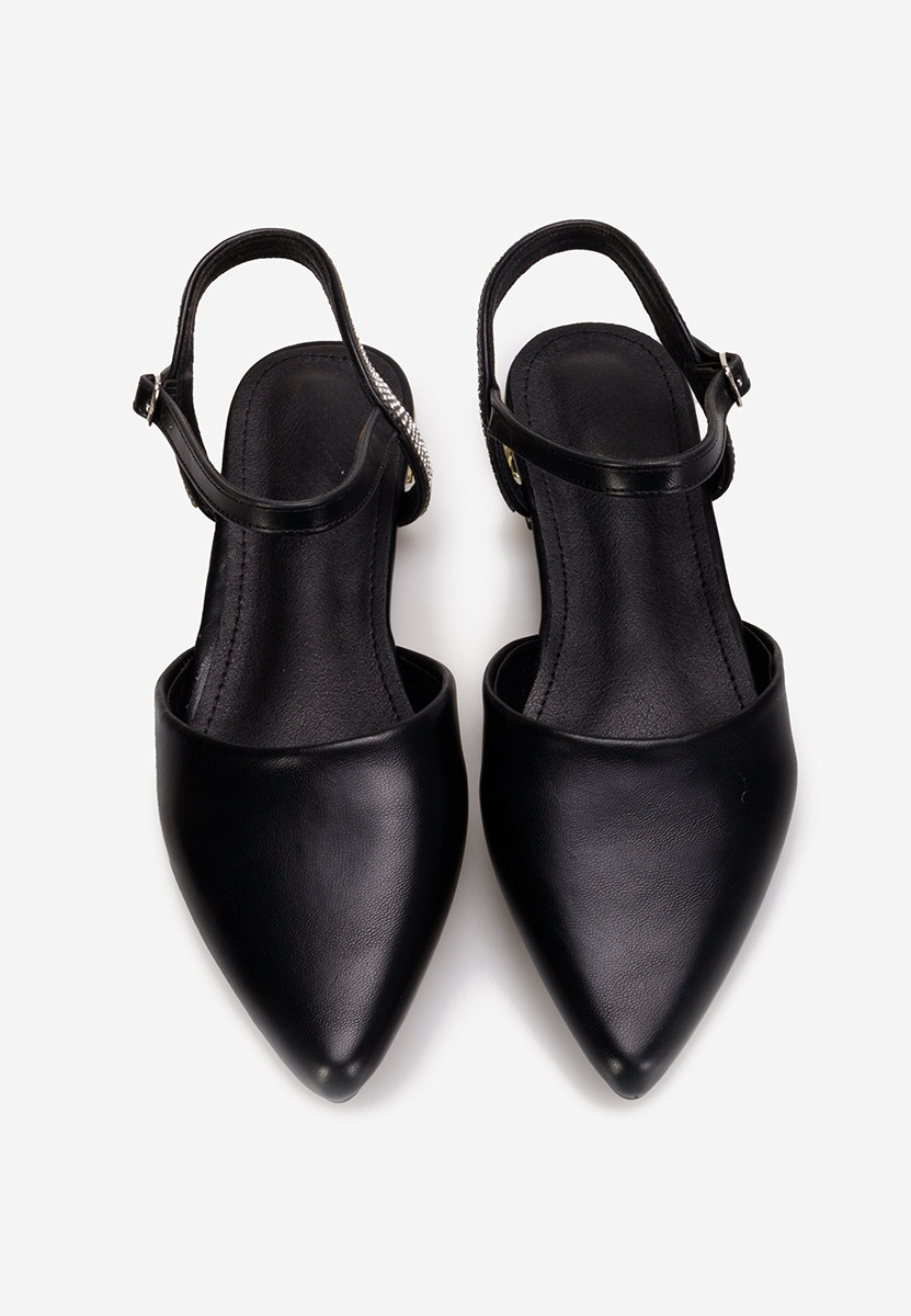 Ballerines à bout pointu noirs Lovisa