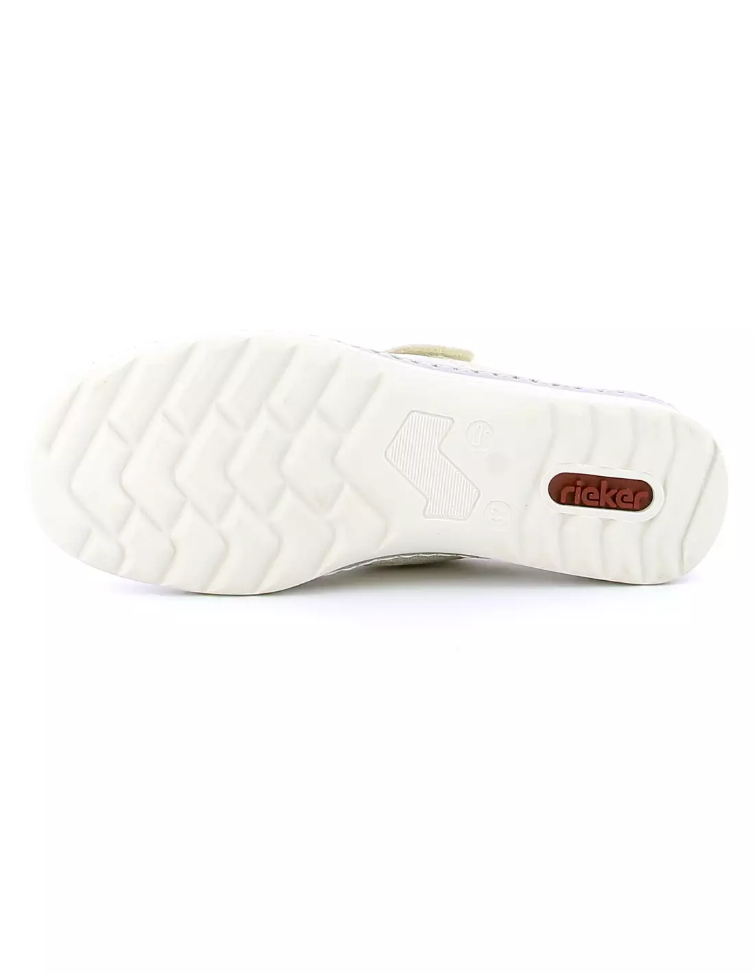 RIEKER 48951 - Baskets BEIGE-GOLD