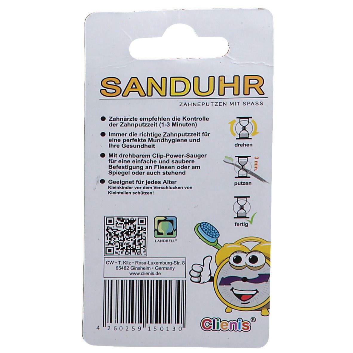 Clienis® Sanduhr 1 - 3 Minuten
