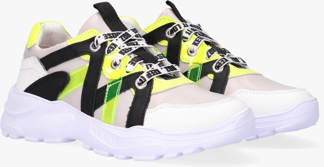 BRAQEEZ witte braqeez lage sneakers reny run