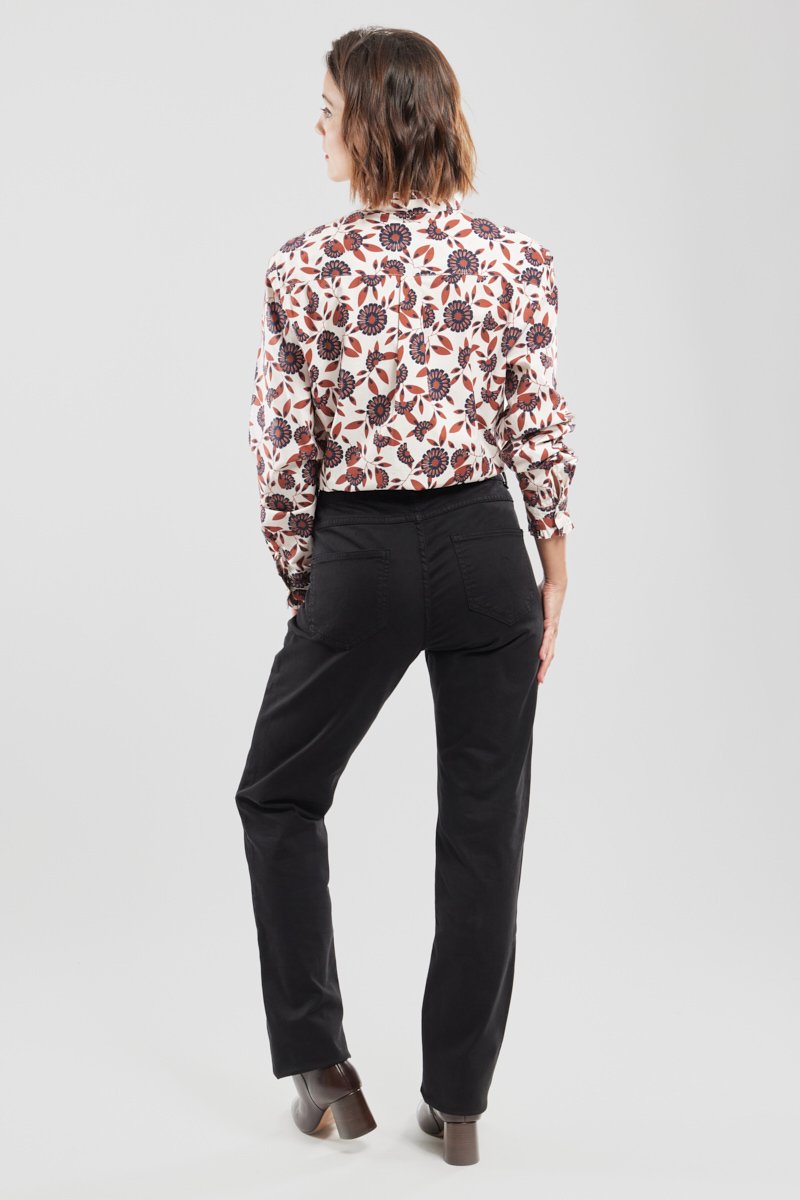 Pantalon droit - coton