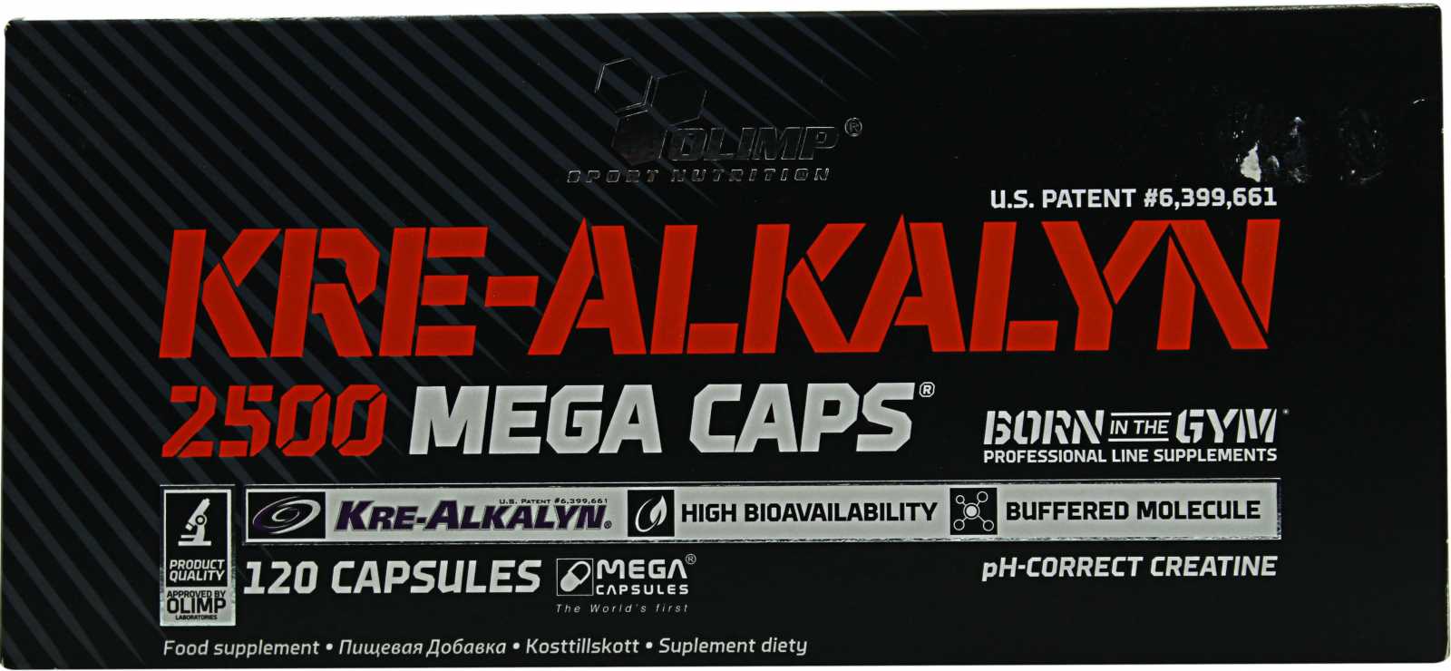 Olympus Kre-Alkalyn 2500 em 120 cápsulas