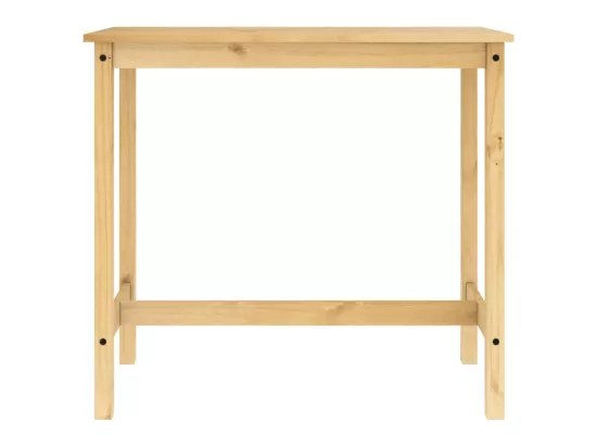 Ensemble de bar 3 pcs Bois de pin massif