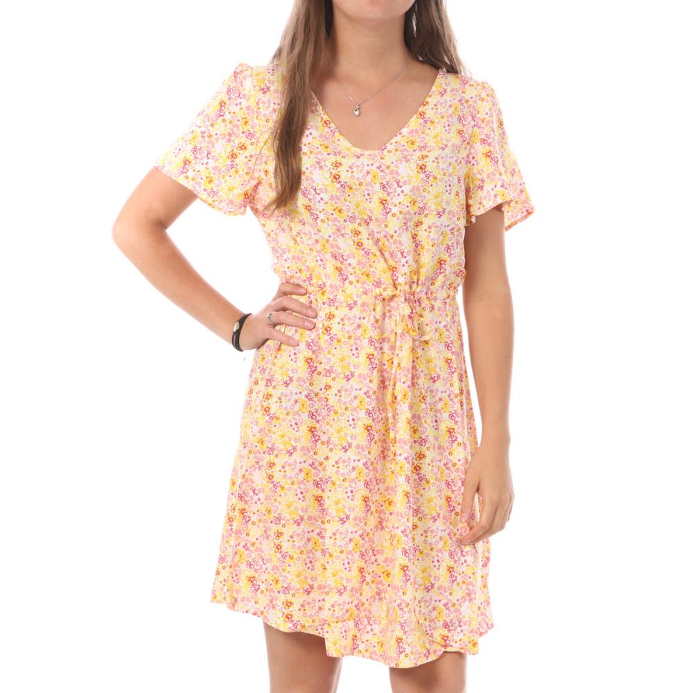 Vero Moda Robe Blanche à Motifs Femme Vero Moda Easy