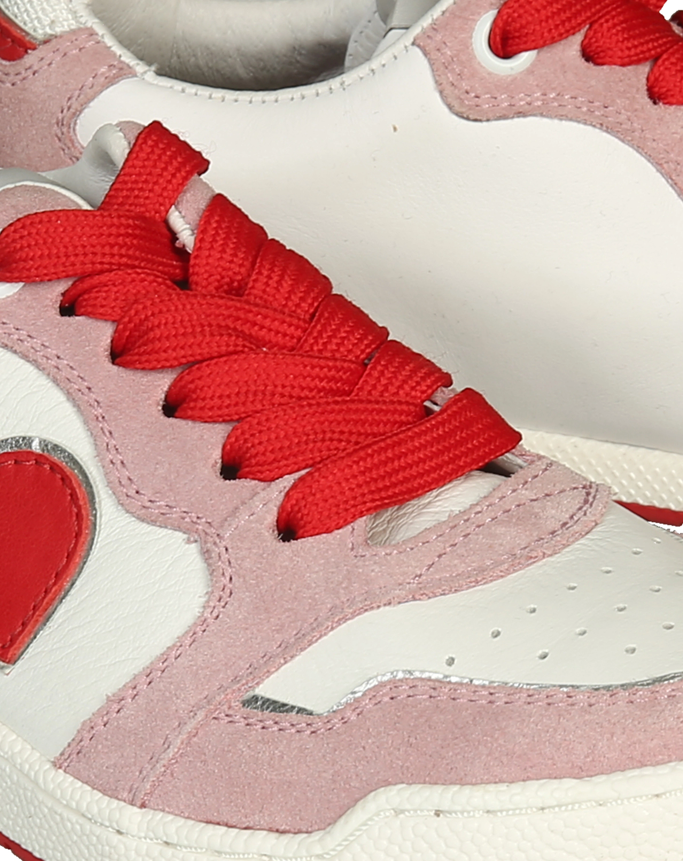 Sneaker ATHLETIC LACE-UP LOW in white/pink