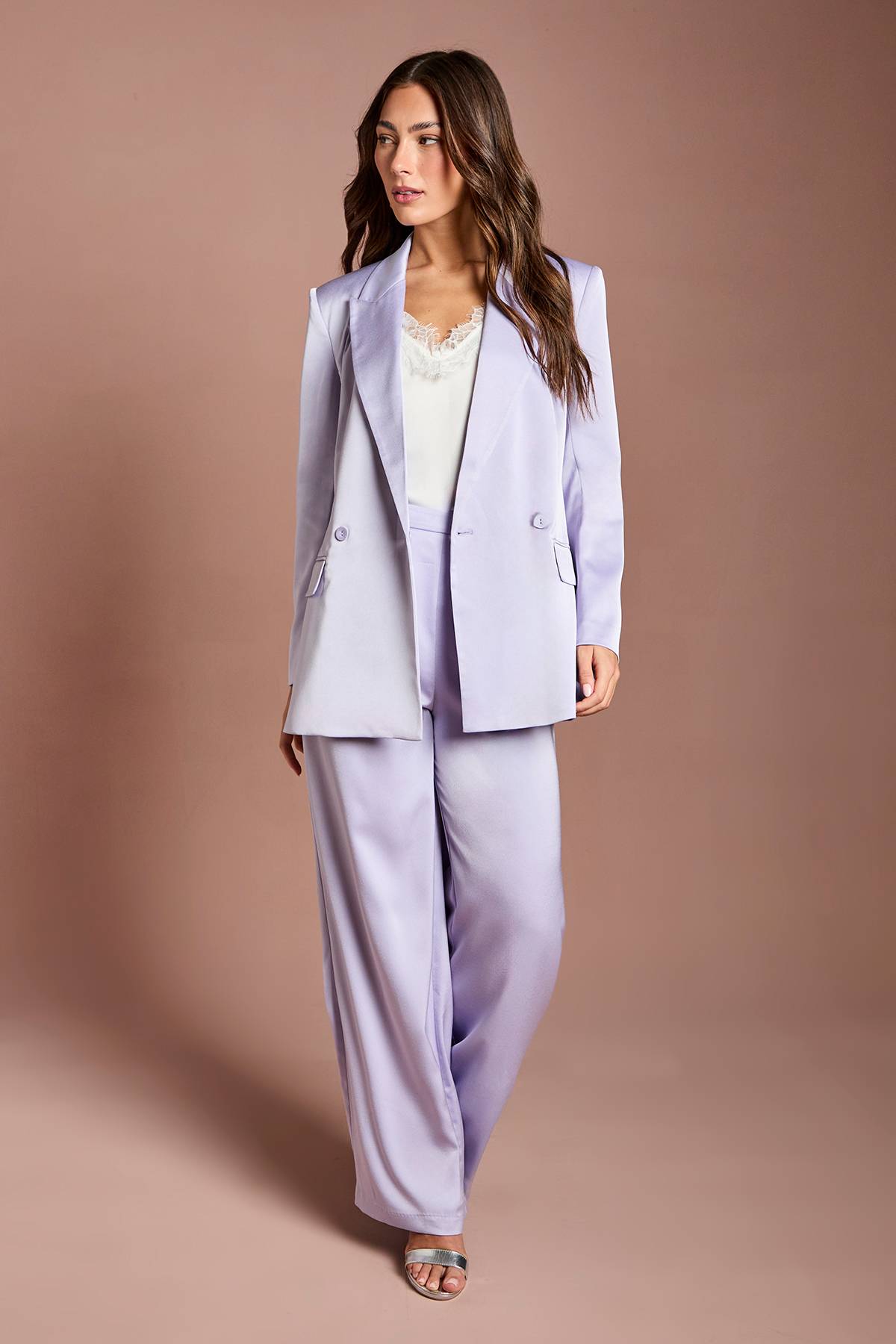 Coast Pantalon Évasé En Satin