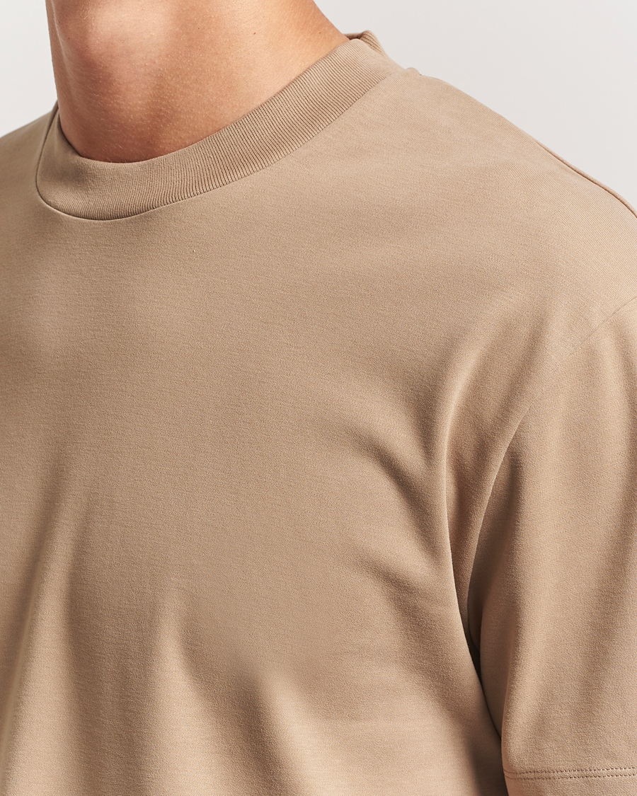 Sunspel Heavy Weight Supima Cotton T-Shirt Dune