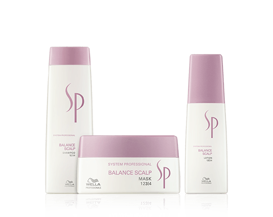 Wella SP System Professional Balance Scalp Pflegeset 250ml-200ml-125ml