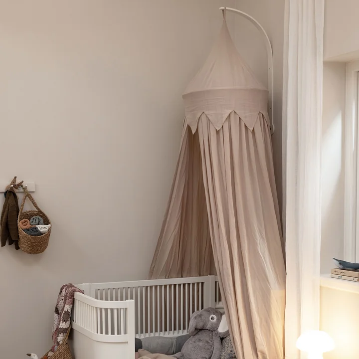 Sebra - Wandhalterung für Baldachin, classic white