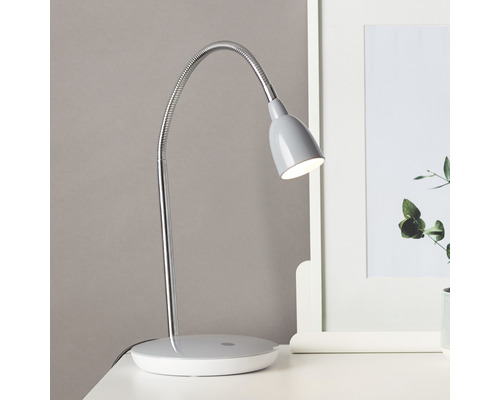 LED tafellamp 2,4W 200 lm 3000 KH 40 cm Anthony zilver