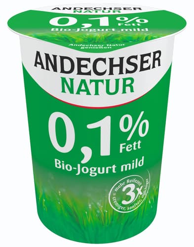 Andechser BIO Joghurt mild 0,1% Fett