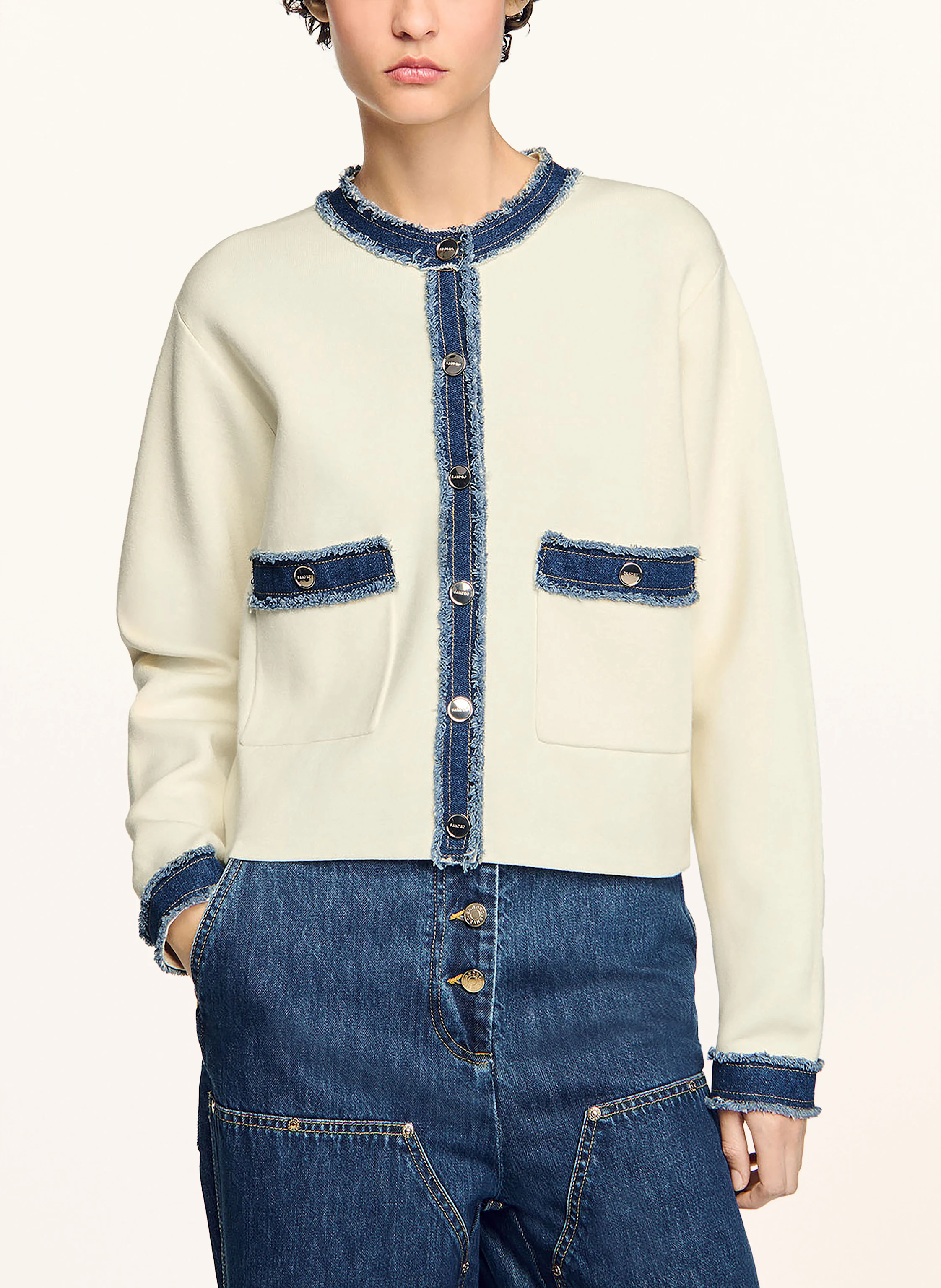 SANDRO Strickjacke