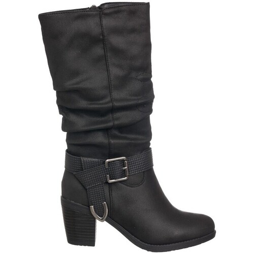 Chika 10 - Botas DE TACÃNKURAZO 30 Mujer NEGRO Negro