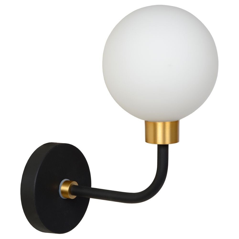 Berend badkamerwandlamp in zwart G9 252 x 205 x 120 mm