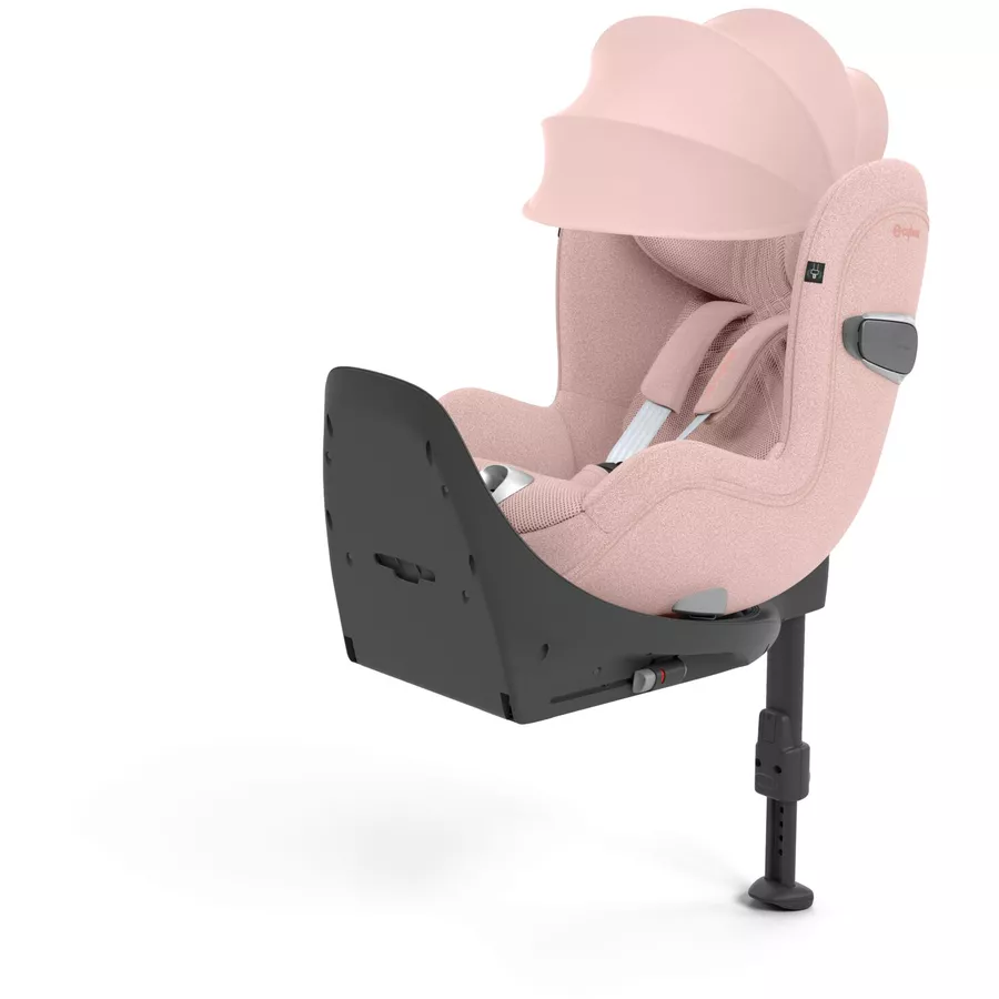 cybex PLATINUM Reboarder Sirona T I-Size Peach Pink Plus mit Basisstation Base T