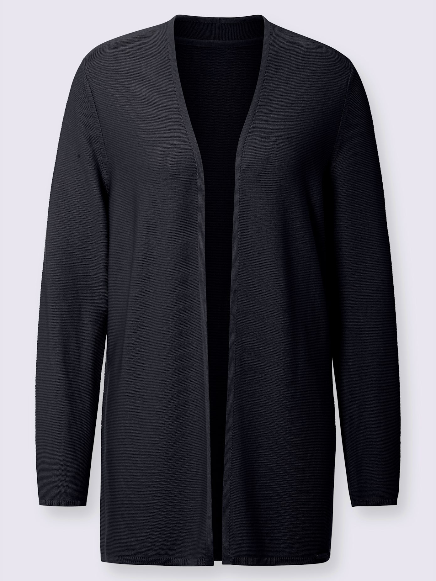 Veste en tricot coupe ouverte affinante