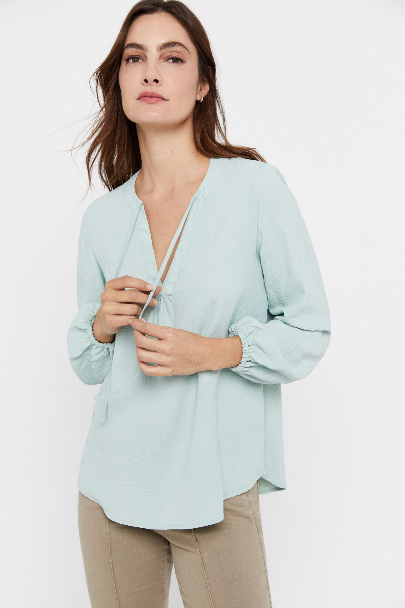 Blusa confortável - Verde escuro