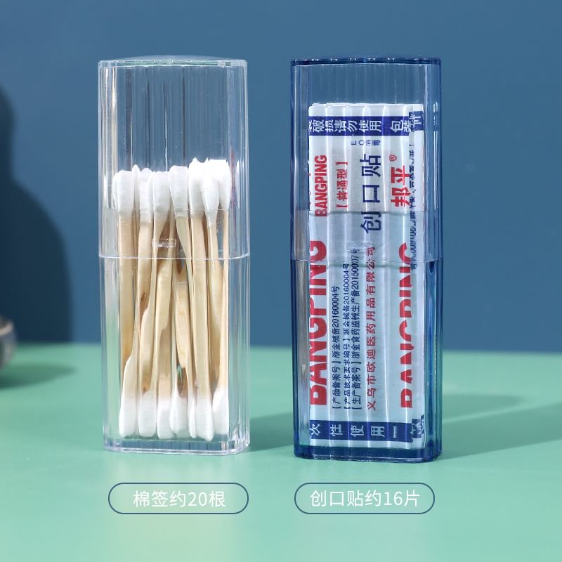 Eranso - Transparante plastic kleine opbergkoffer