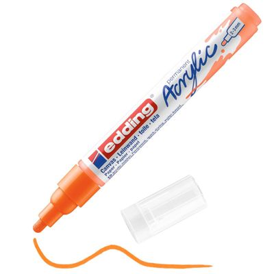 Edding 5100 - Marqueur acrylique - orange fluo