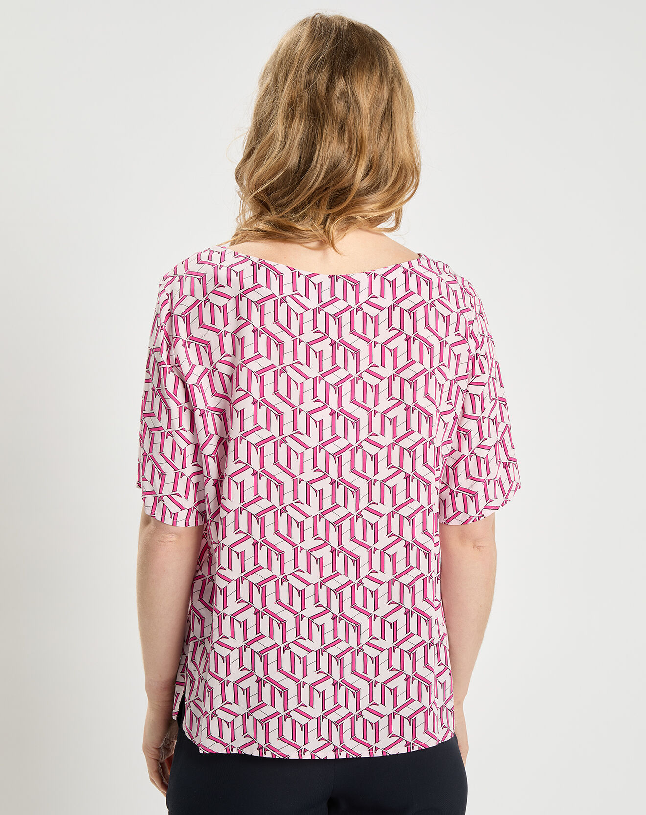 Tommy Hilfiger Top imprimé rose