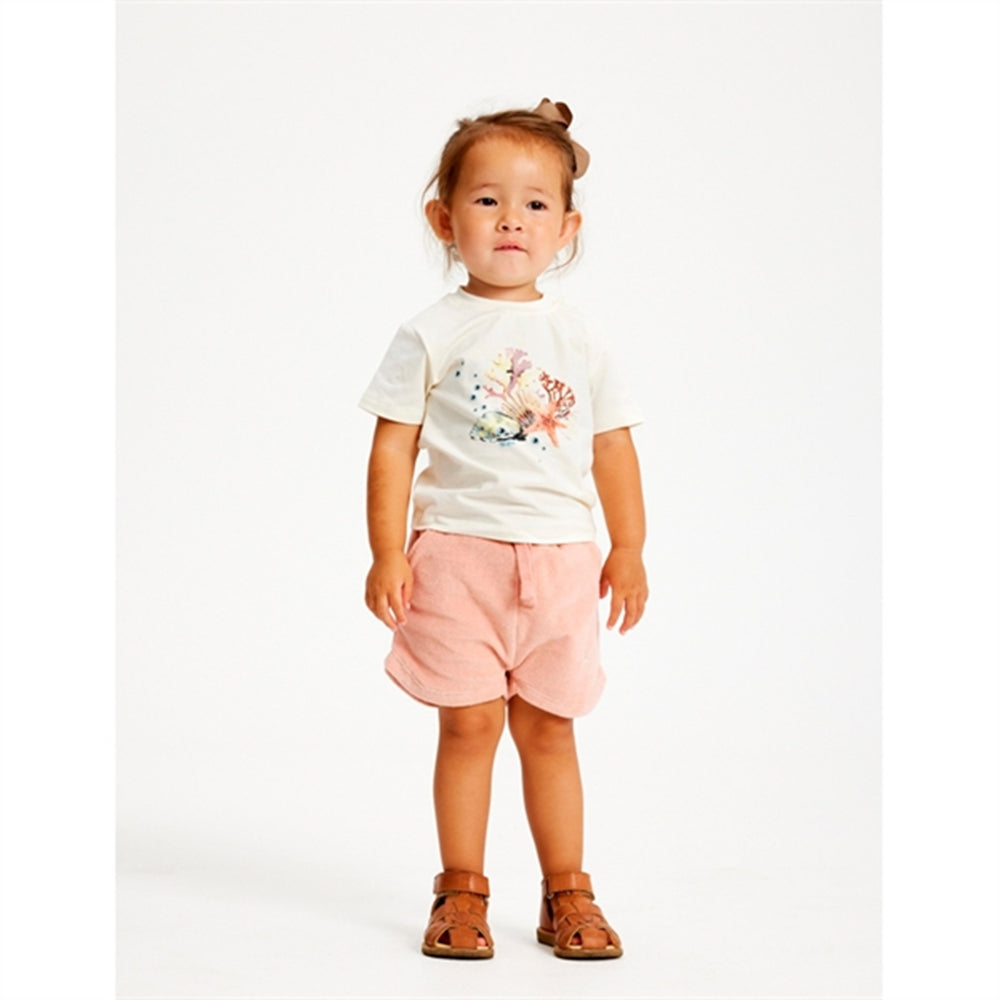 Peach Beige Gertrud Terry Shorts