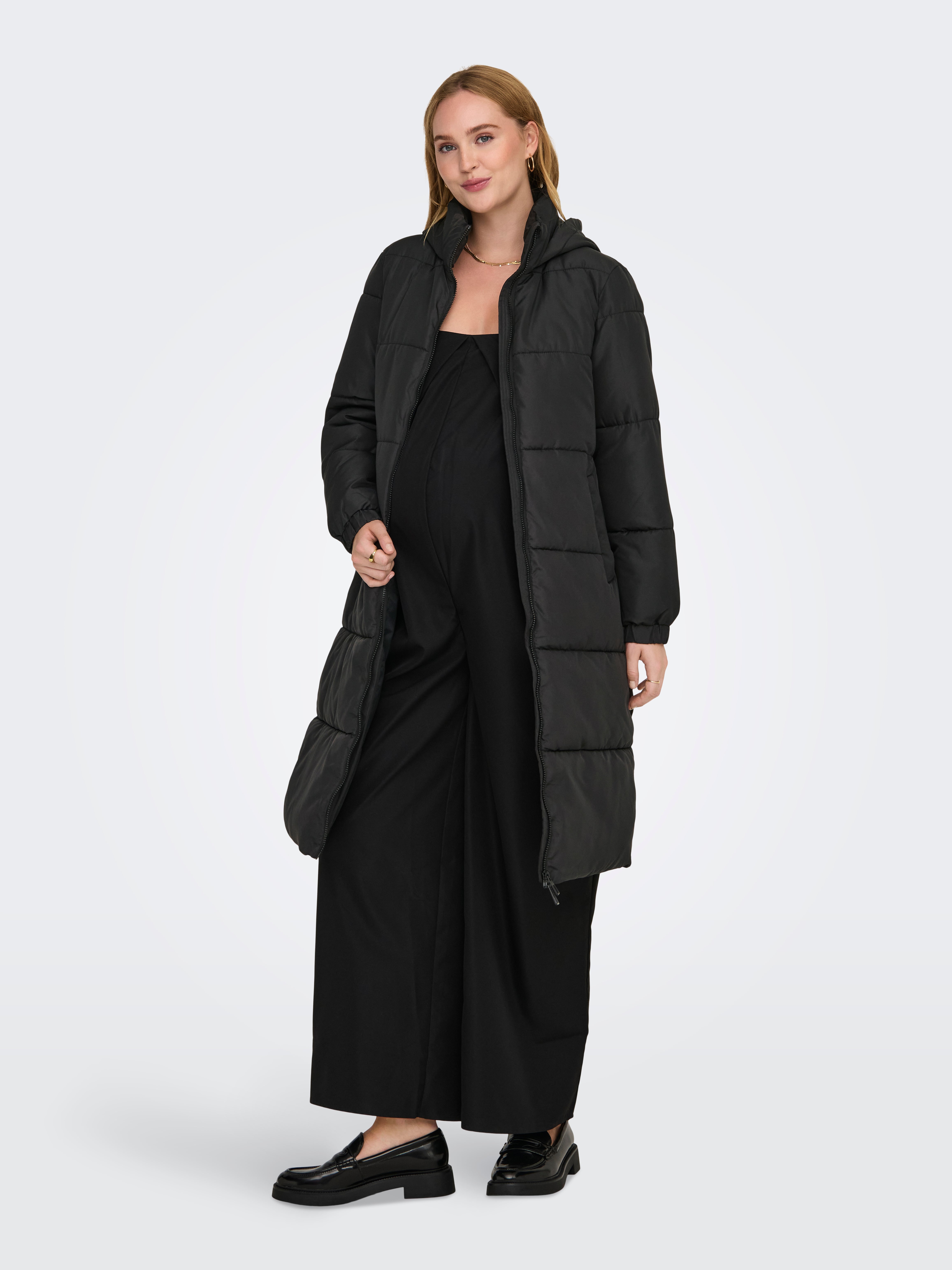 OLMTRUDY Steppmantel Black