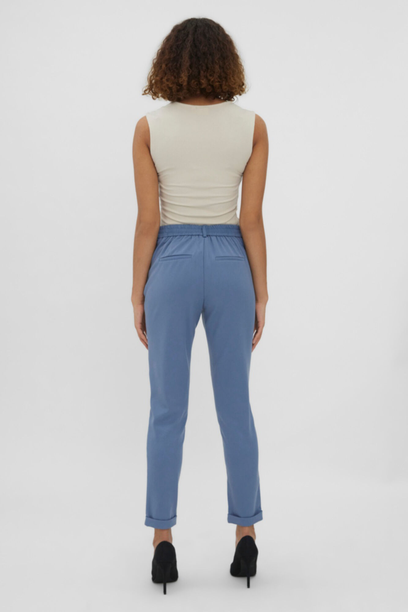 Calça reta - Azul