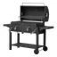 Dobbel kullgrill 82x42 cm