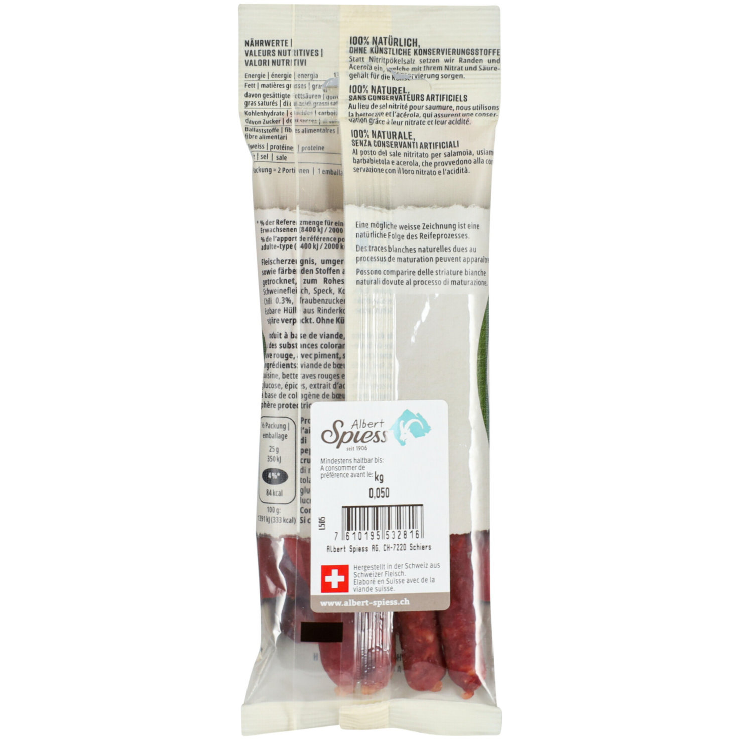 Spiess Pure Nature Stick Chili