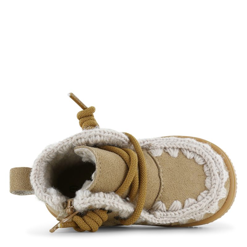 Shoesme cognac schoentje met details Suède | Uni schoenen