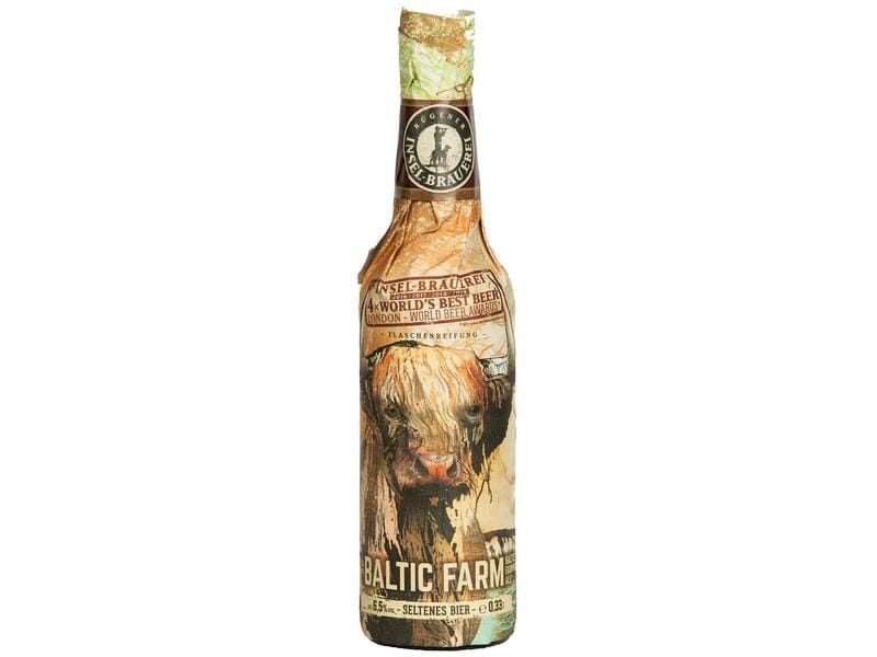 Rügener Insel-Brauerei Bier Baltic Farm 0.33 l Farmhouse Ale mit üppiger Schaumkrone