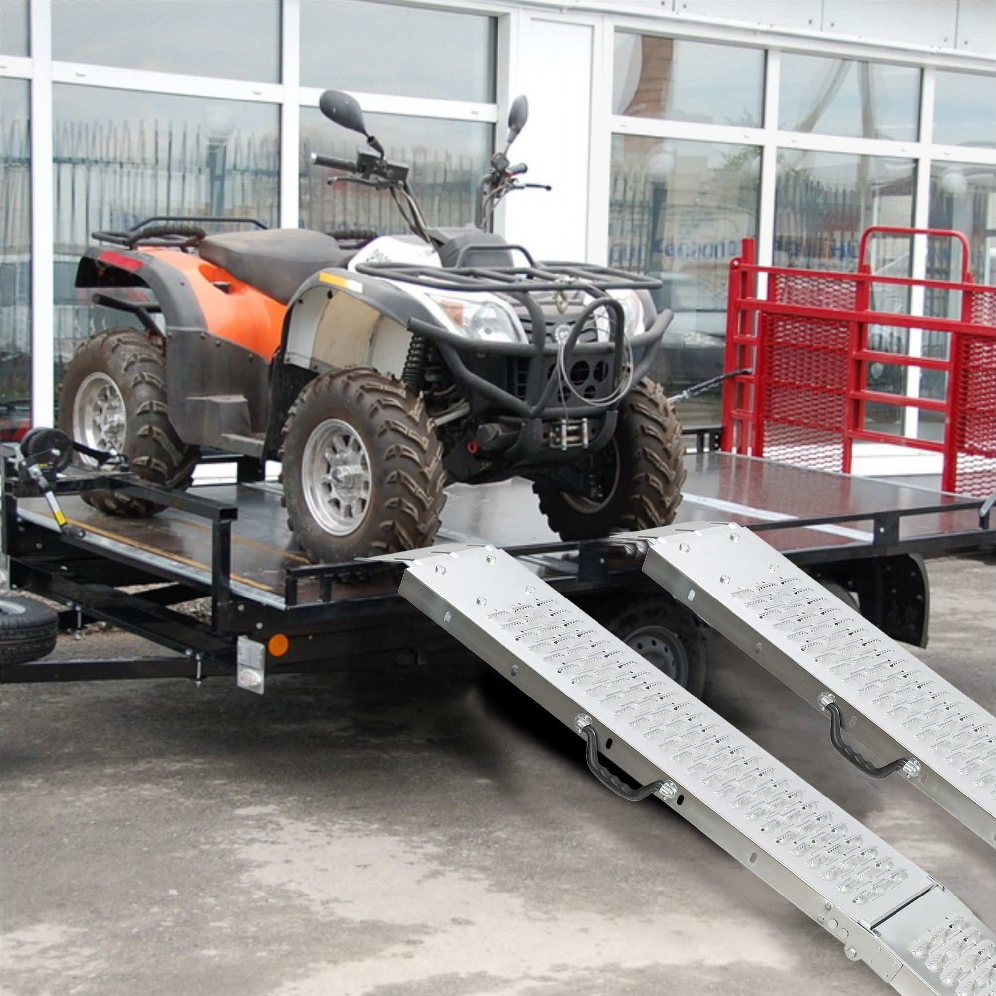 Stahlrampe 180cm 2 Stück