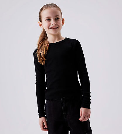 Name It Bluse - Rib - Noos - NkfNakal - Blåck