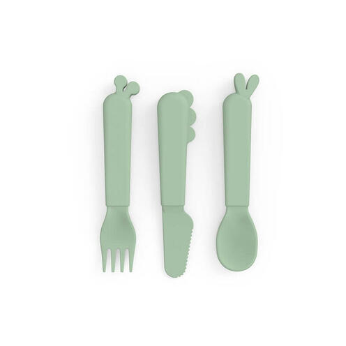 Set de 3 Couverts Kiddish DEER FRIENDS Vert - DONE BY DEER