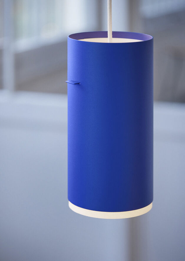 Moebe Tube Pendant, Deep Blue, Large Deep blue