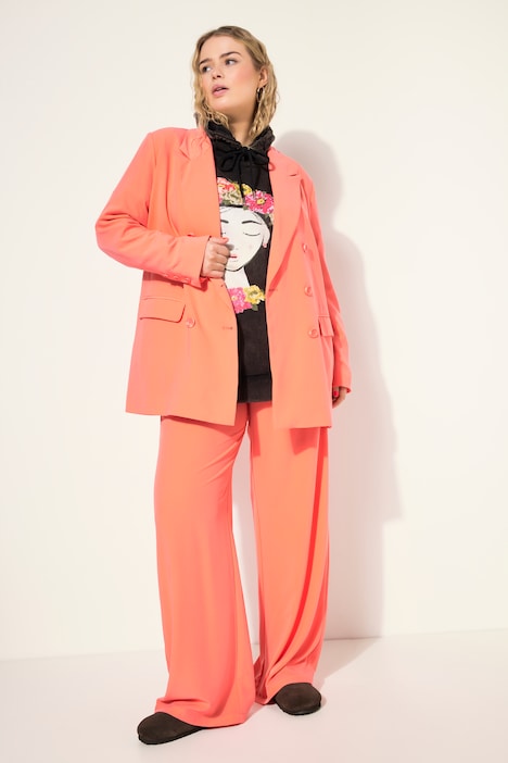 Blazer, Straight Fit, doppelreihig, Revers, Langarm