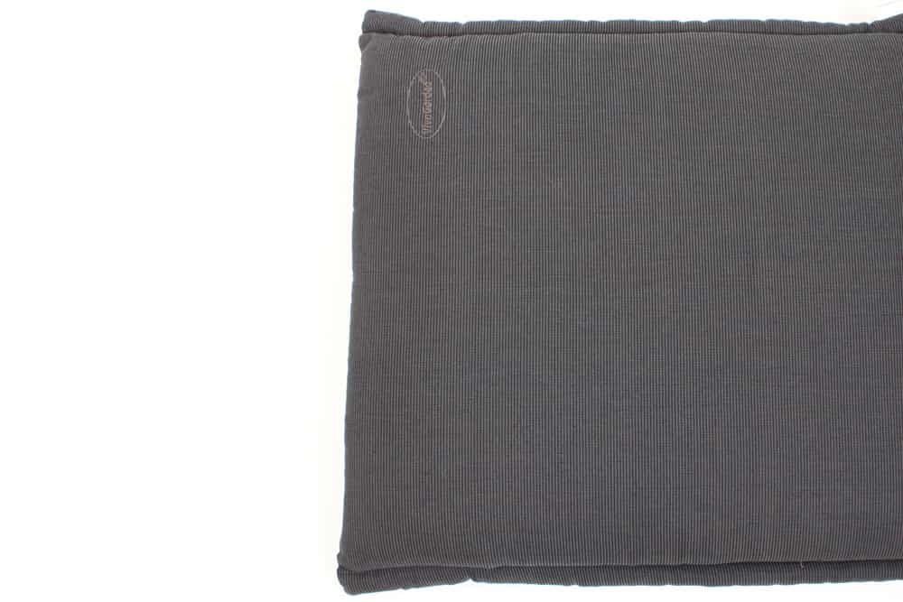 Outdoor Kissen ROG 46x97cm anthrazit Sitzkissen Polster-Auflage für Niedriglehner