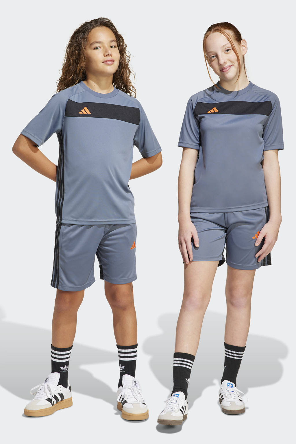 adidas voetbalshort Tiro 25 Essentials antraciet/oranje