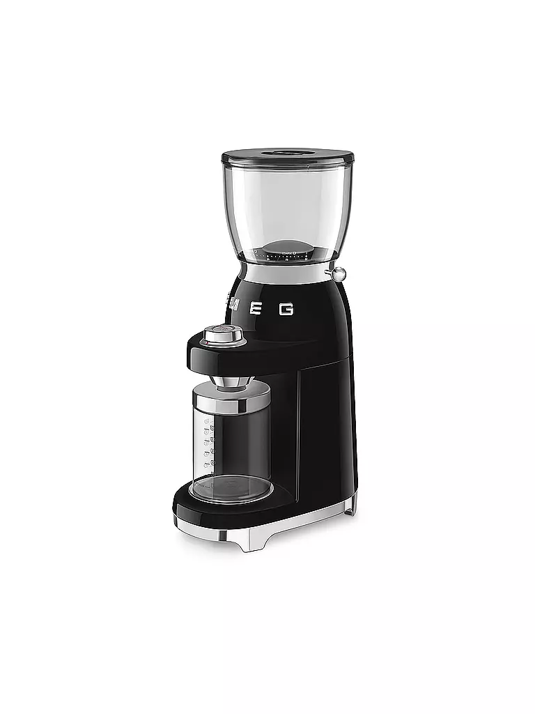 SMEG Kaffeemühle 50s Retro Style Schwarz CGF01BLEU schwarz